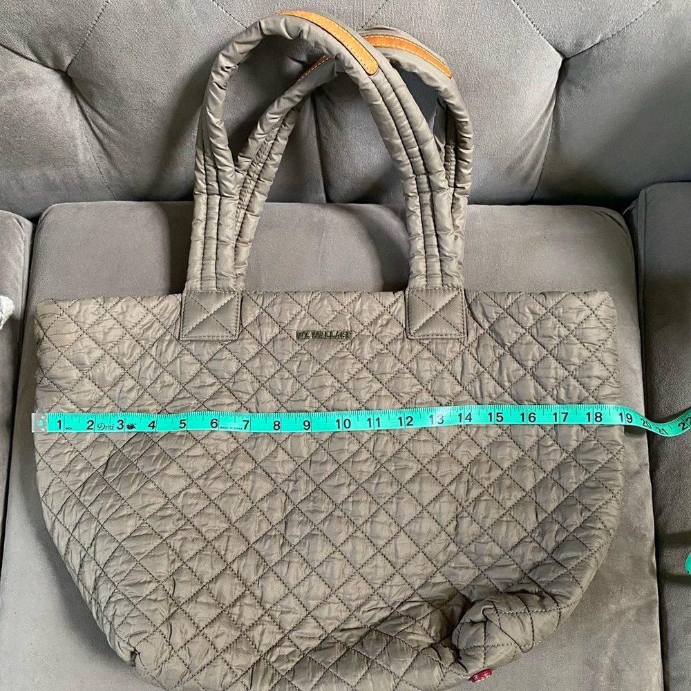 MZ Wallace Quilted Tan Tote - Picture 11 of 12